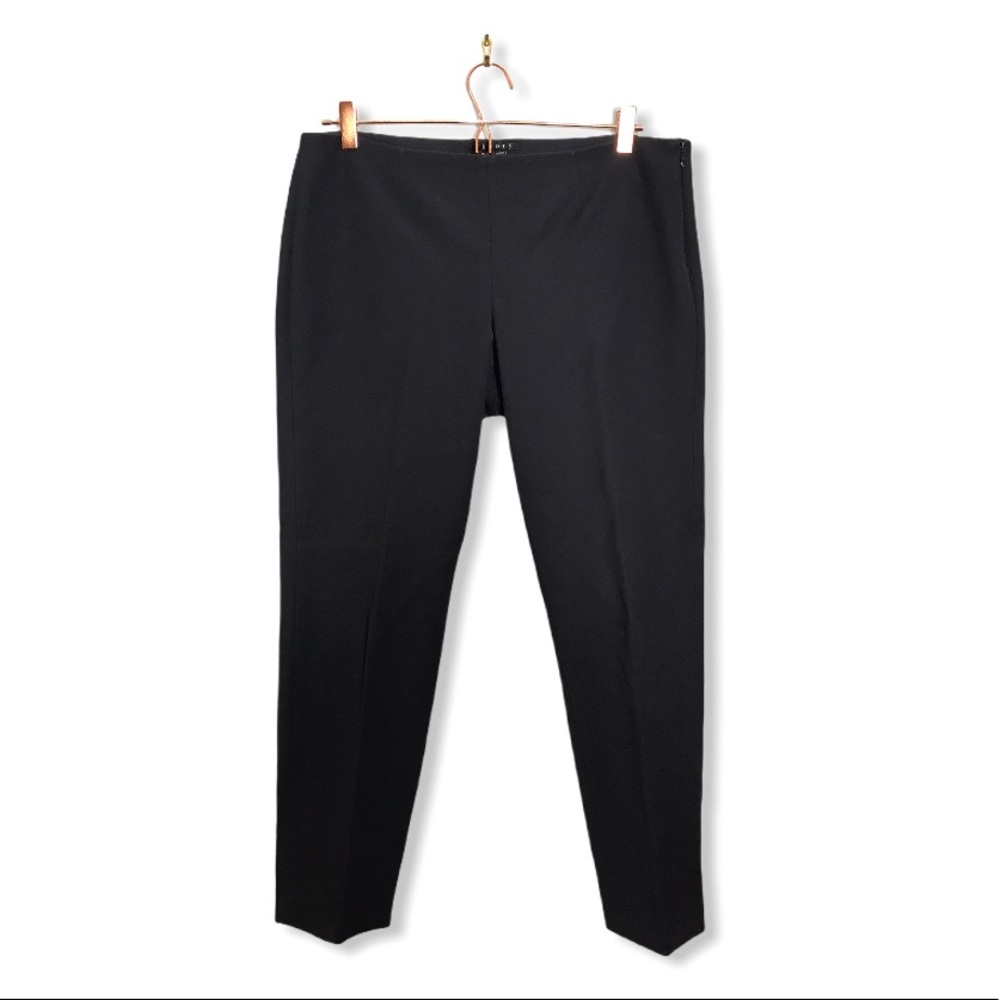 Theory | Navy Blue Belisa Slim Cropped Twill Pants